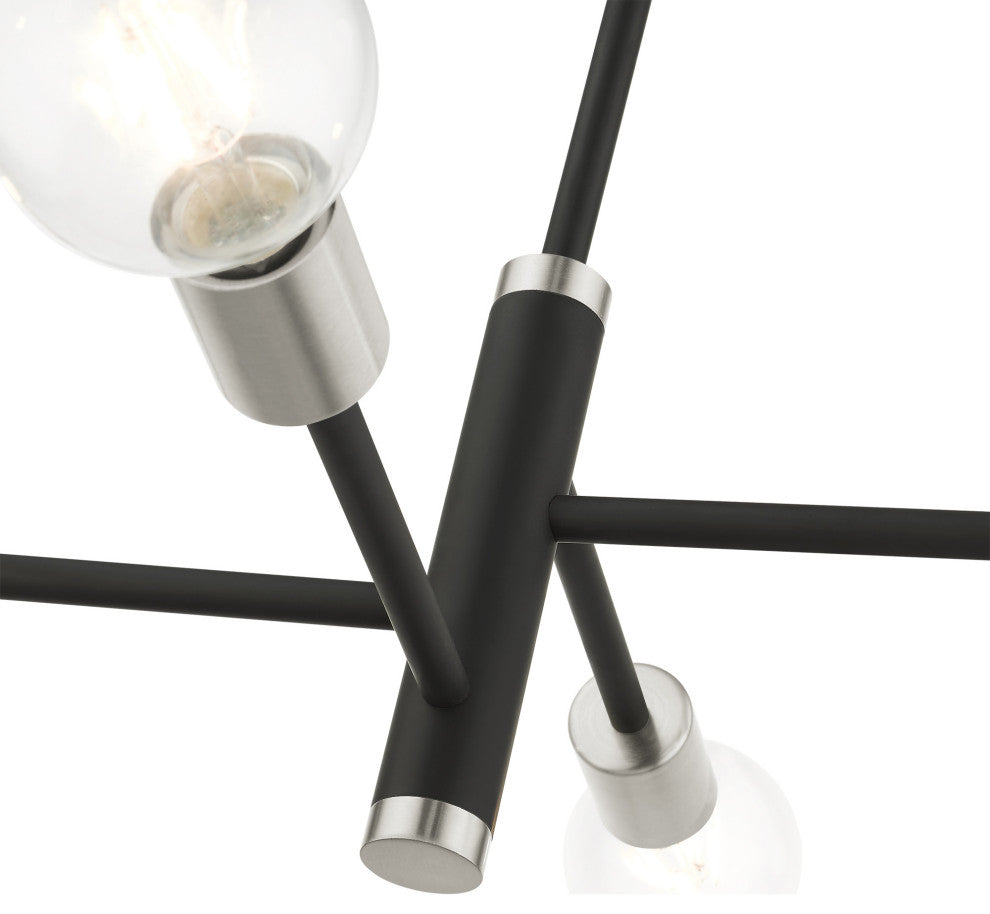 Black Modern, Urban, Scandinavian, Chandelier