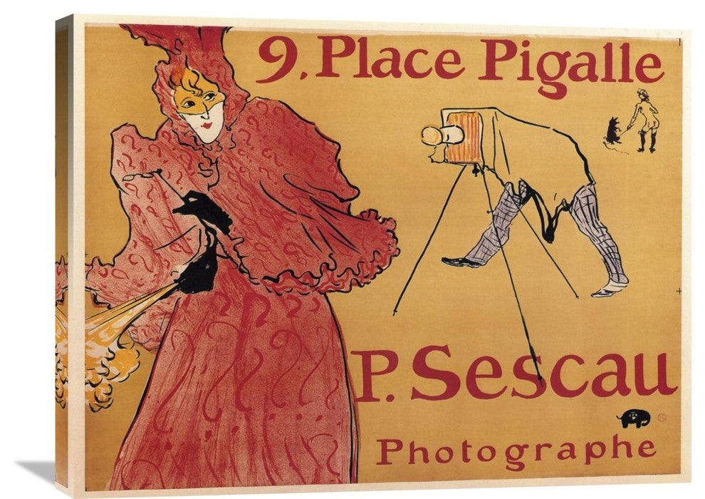 "The Photographer Paul Sescau" Artwork, 30"x22"
