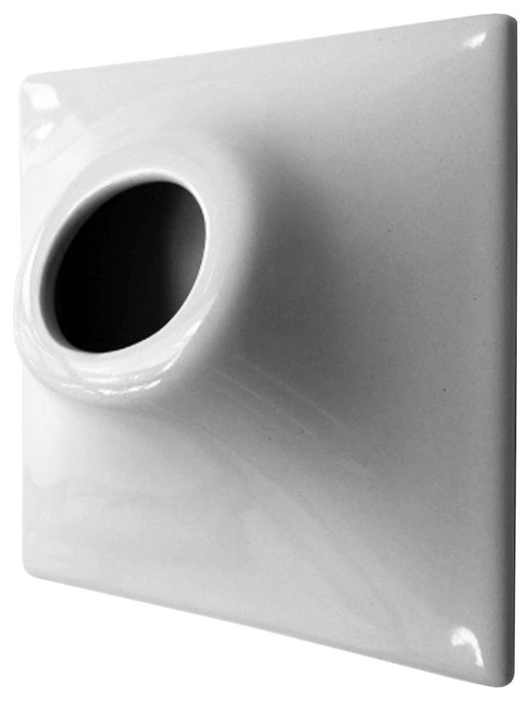 Modern Wall Planter Set, Node Living Wall, Ceramic, BS2, Light Gray