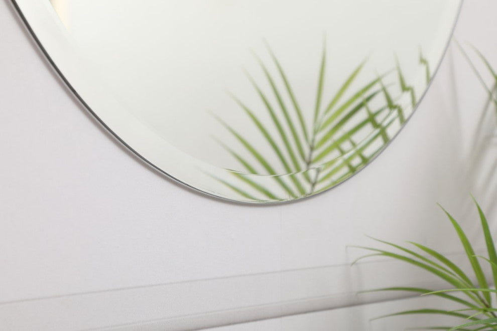 Contemporary Clear Vanity Mirror