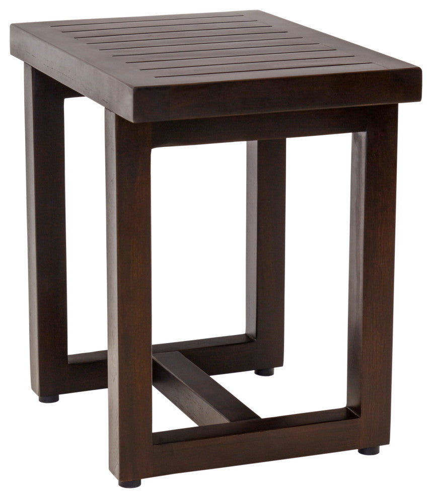 18" Spa Mocha-Shield Teak Shower Bench
