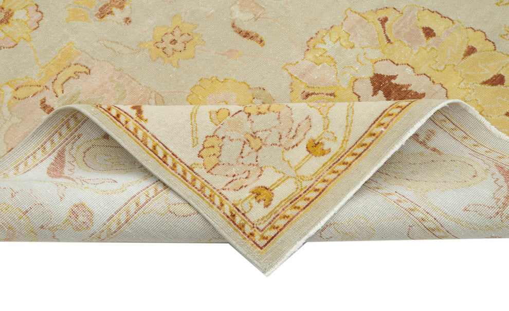 Rug N Carpet - Handwoven Oriental 5' 8" x 8' 9" Pastel Oushak Area Rug