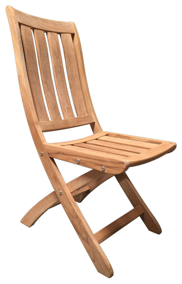 Cambria Teak Outdoor Folding Chair