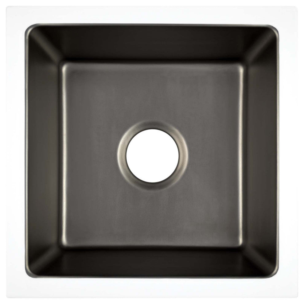 Native Trails PMB1515 Precious Metals Reveler 15-3/4" Undermount - Gunmetal
