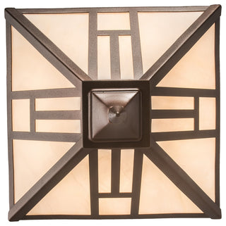 13Sq H Mission Flushmount