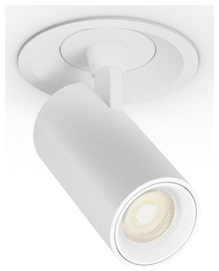 Aperture 3"5CCT Multi Functional Recessed Light With Adjustable Head, White