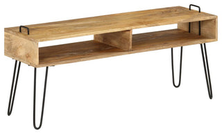 vidaXL TV Stand TV Unit Sideboard TV Console Media Cabinet Solid Mango Wood