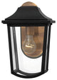 Hinkley Burton Small Wall Mount Lantern, Black