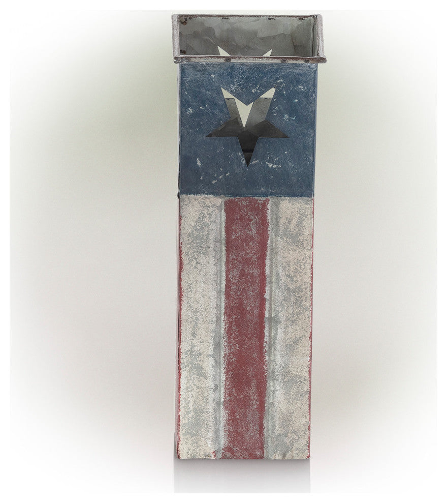 Small Patriotic Flower Planter