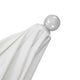 9' Fiberglass Umbrella Pulley Open Silver Anodized, Sunbrella, Granite