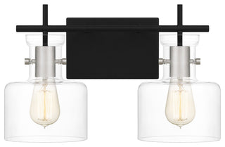 Quoizel PEN8616 Pensbury 2 Light 16"W Bathroom Vanity Light - Matte Black