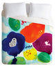 Deny Designs CayenaBlanca Big Flowers Duvet Cover - Lightweight