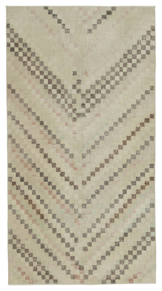 Rug N Carpet - Handmade Anatolian 4' 10'' x 8' 10'' Decorative Vintage Rug