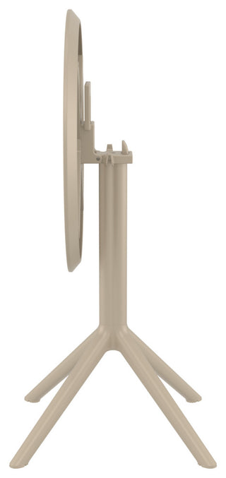 Sky Round Folding Table 24" Taupe