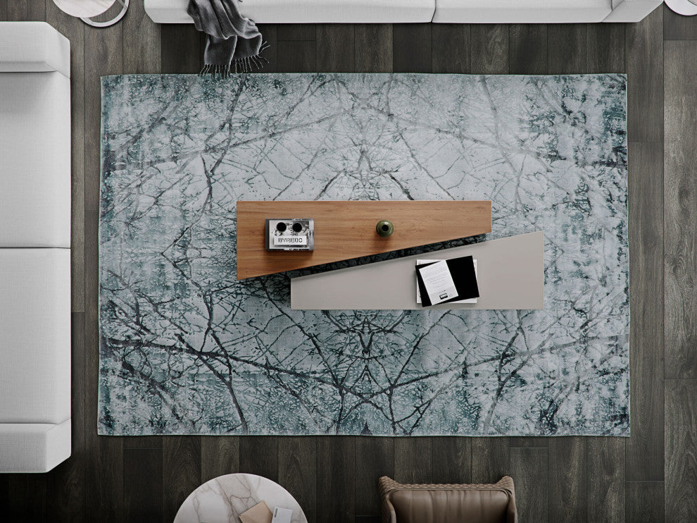 Loftus Coffee Tables in Walnut and Chateau Gray