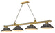 Zlite 2306-4RB-SBRZ 4-Light Billiard, Bronze