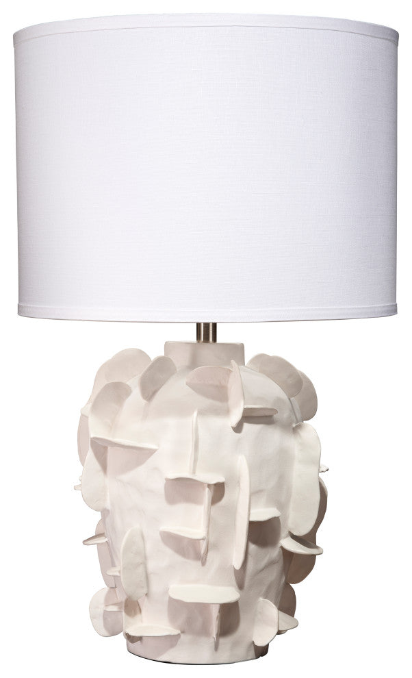 Helios Ceramic Table Lamp, White