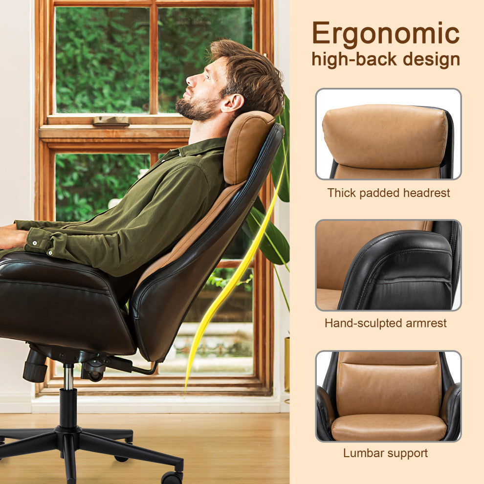 Gaslift Adjustable Swivel Back Office Chair