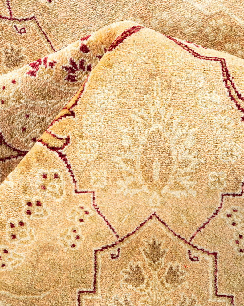 Mogul, One-of-a-Kind Hand-Knotted Area Rug Beige, 8' 10" x 12' 9"