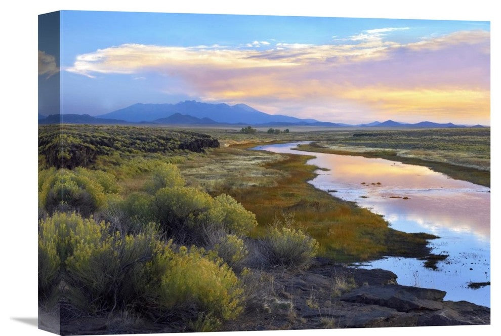 "Rio Grande And The Sangre De Cristo Mountains, Colorado" Artwork, 16" x 12"
