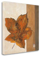 "Leaf Impression - Rust" By Ursula Salemink-Roos, Giclee on Gallery Wrap Canvas