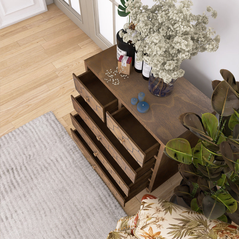 Accent Storage Cabinet Chest, 5 Drawers