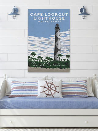 "Outer Banks" Painting Print on Wrapped Canvas, 12x18