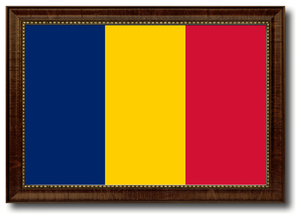 Chad Country Flag Canvas Print, 15"x21"