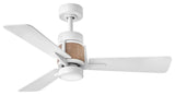 Atticus 42" LED Smart Fan, Matte White