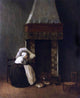 Jacobus Vrel Sleeping Woman (The Convalescent) Gallery Wrapped Canvas Print
