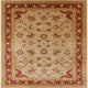 Ahgly Company Indoor Square Mid-Century Modern Area Rugs, 4' Square