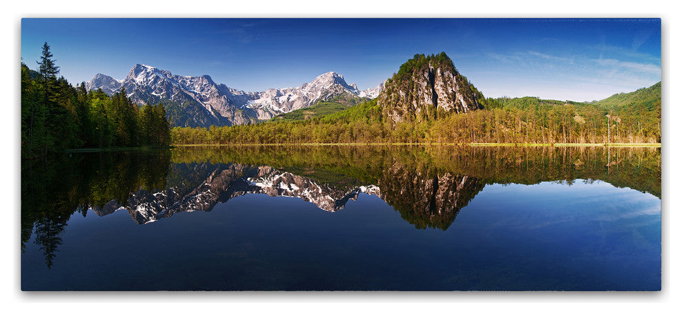 Burger Jochen 'Almsee' Canvas Art, 8x19