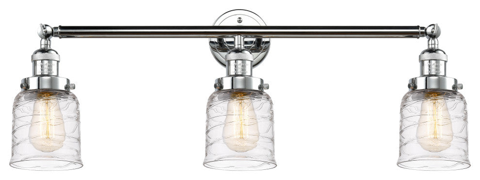 INNOVATIONS 205-PC-G513 3-Light Bath Vanity Light Polished Chrome