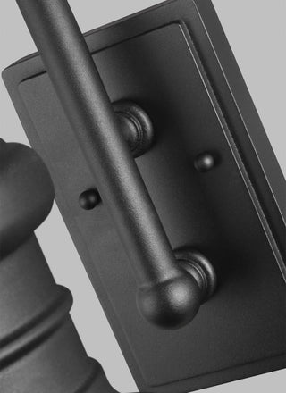 Redding Station Large Lantern, Textured Black