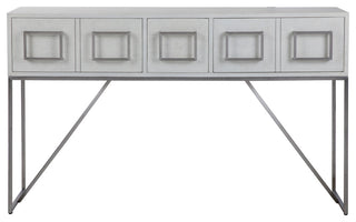 Uttermost Abaya White Console Table