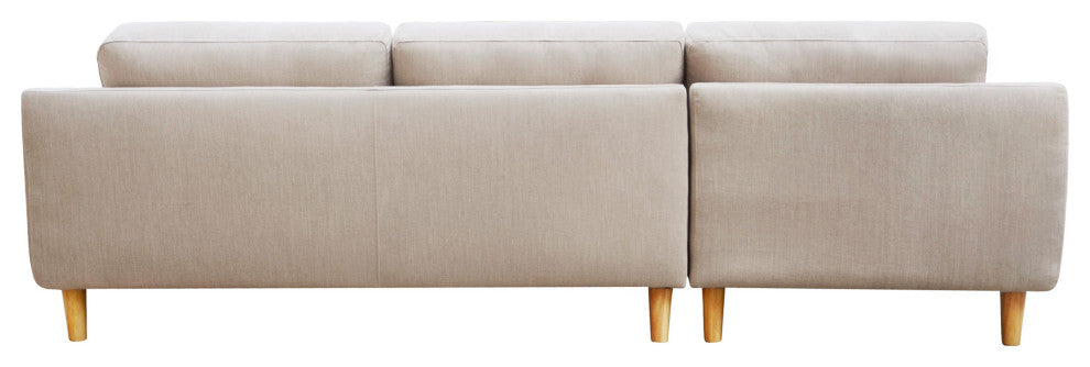 First of A Kind Corey Sectional Beige Right