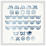 "Wash Setting Guide" Framed Painting Print, 12x12