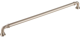 Top Knobs TK326 Reeded 12 Inch Center to Center Handle Cabinet - Polished