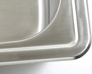 25" Top-Mount/Drop-In Stainless Steel Kitchen Island/Bar Sink, 18 Gauge