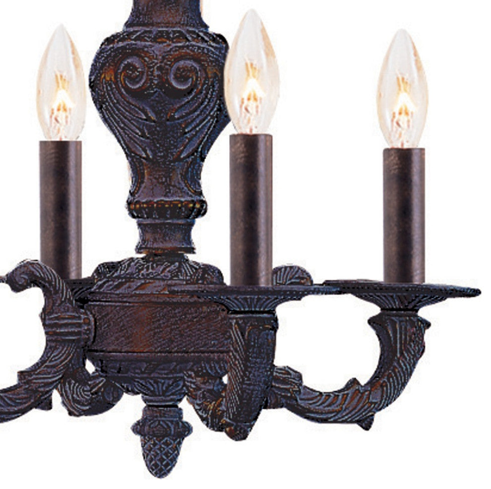 Paris Market 4 Light Mini Chandelier, Venetian Bronze