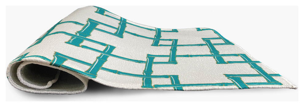 4' x 6' Bamboo Spring Chenille Indoor/Outdoor Rug