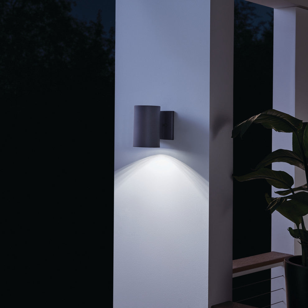 Kichler 1 Light Outdoor LED Wall Light in Textured Black