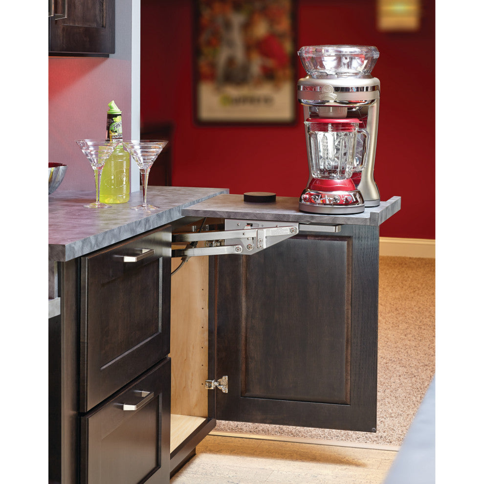 Mixer/Appliance Lifting System for Base Cabinets