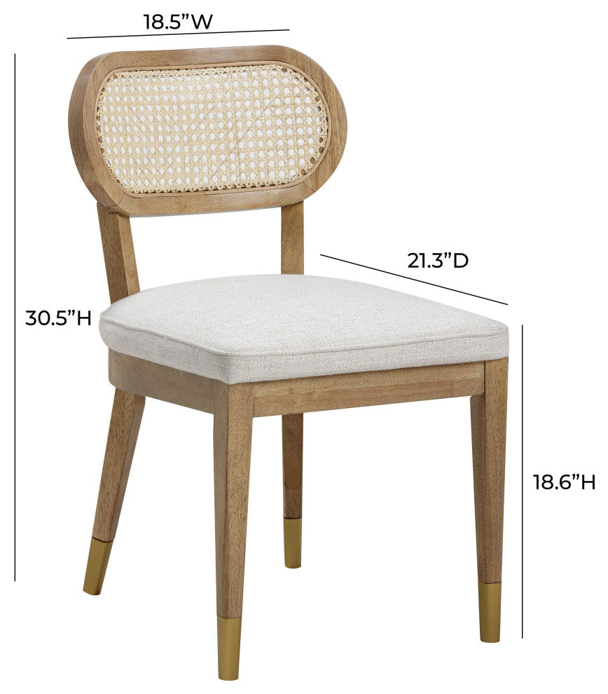 Cosette Dining Chair, Cream