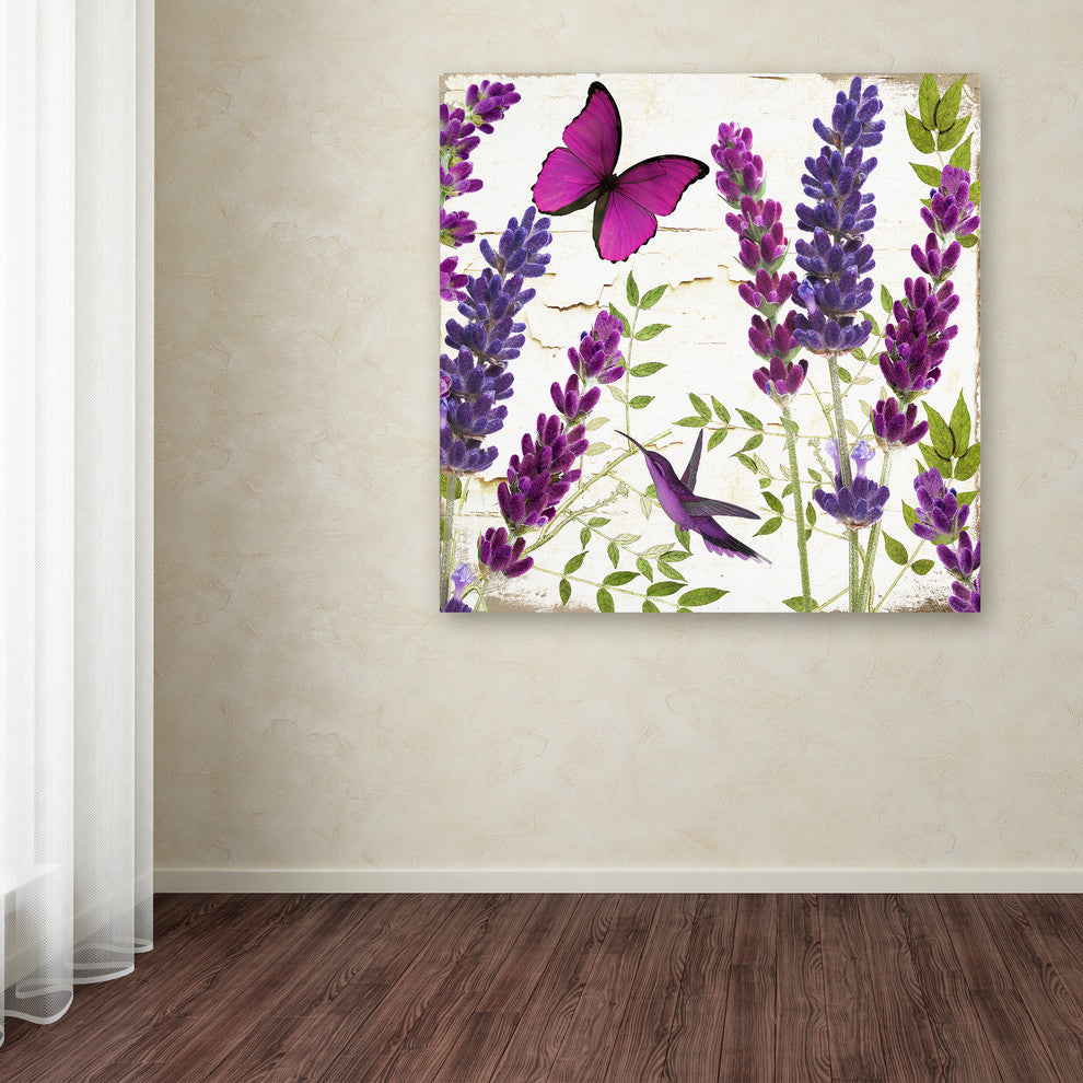 Color Bakery 'Lavender II' Canvas Art, 18x18