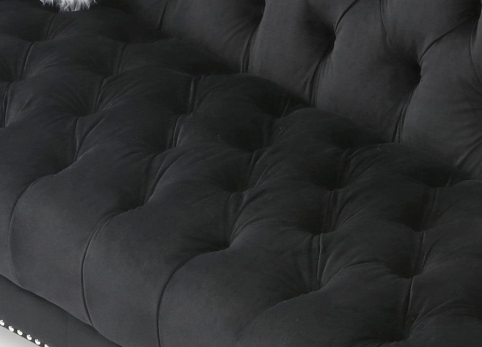 Dania Loveseat, Black