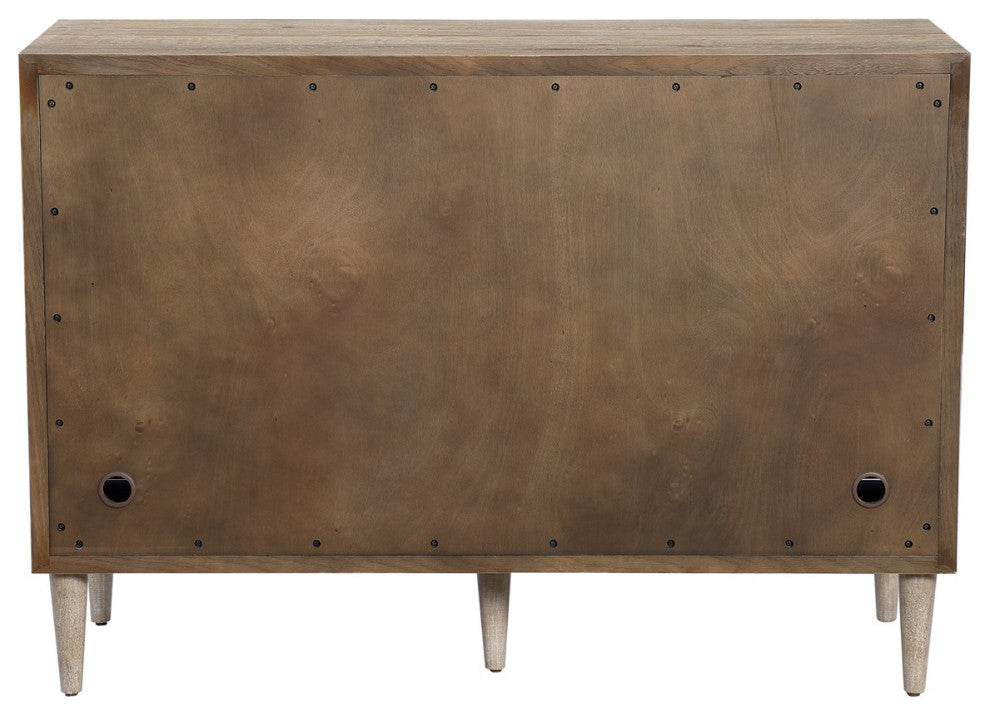 Uttermost Dani 4 Door White Cabinet 25084