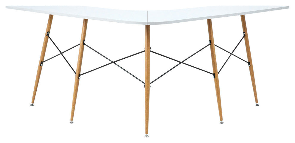 Roberto Boomerang L Shaped Desk