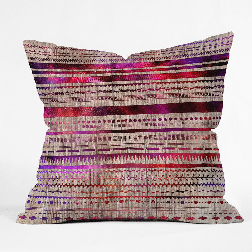 Deny Designs Iveta Abolina Purple Nebula Outdoor Throw Pillow