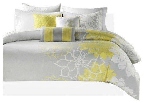 Madison Park Jacquard Printed 6-Piece Set, Queen